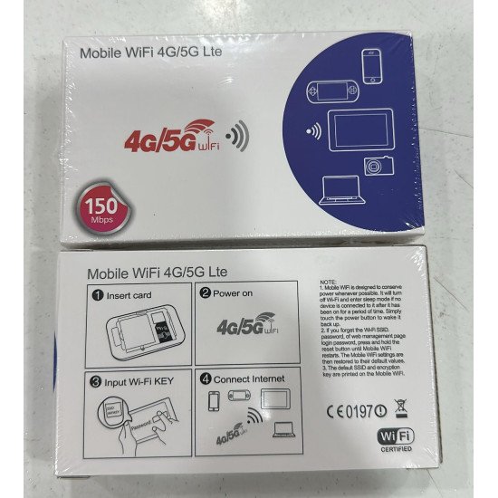 Universal 4G/5G LTE Unlocked Sim MiFi WIFI Portable Pocket Router