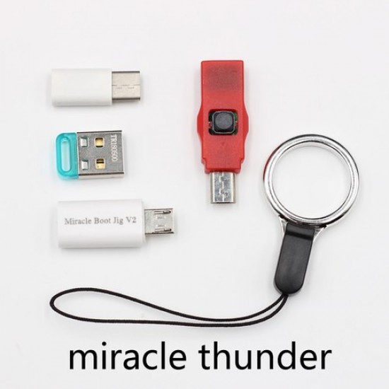 Miracle Thunder Dongle With Boot Jig + Edl Jig + Type C Jig Mobile Repair Dongle