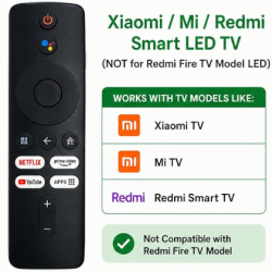 Remote Control Compatible with Mi Xiaomi Redmi(All Models) Smart LED TV Remote Remote Control Compatible with Mi Xiaomi Redmi(All Models) Smart LED TV Remote