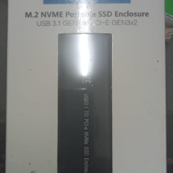 SSD M.2 NVME Portable Case USB C Adapter SATA SSD Enclosure