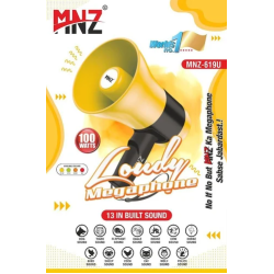 MNZ 619U MEGAPHONE 14 DIFFERENT VOICE CHANGER 150 Watt Loud Portable Handheld Speaker
