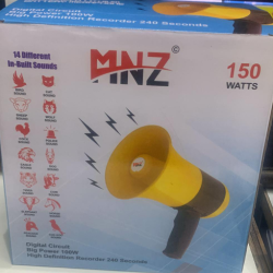 MNZ 619U MEGAPHONE 14 DIFFERENT VOICE CHANGER 150 Watt Loud Portable Handheld Speaker MNZ 619U MEGAPHONE 14 DIFFERENT VOICE CHANGER 150 Watt Loud Portable Handheld Speaker