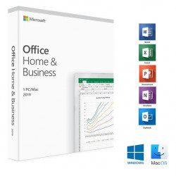 Microsoft Office 2019 Home and Business Ms Mini ESD Software