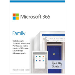 Microsoft Office 365 Home for 6 users POSA Card Software
