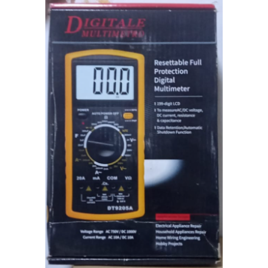 Multimeter 9205A Multifunction AC/DC current resistance Smart Digital Multimeter