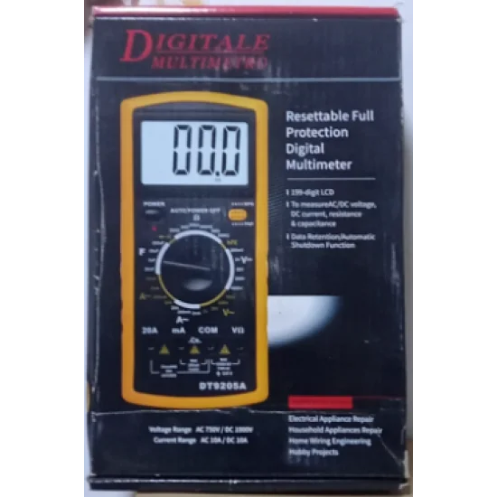 DT9205A Multimeter Multimeter 9205a Multifunction Dt9205a Digital Price India