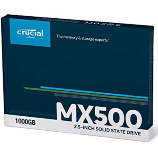Crucial MX500 1000GB SATA 3D NAND 2.5-inch Solid State Drive Internal SSD