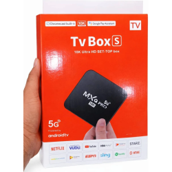 MXQ Pro 5G 10K Ultra Built-in Chromecast & Google Assistant Dual WiFi Bluetooth Android TV Box