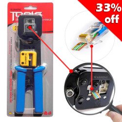 Network Electric Networking Pliers RJ45 RJ11 Crimping Cable Stripper Crimper RJ45 Pressing Line Clamp Pliers Crimping Tools Network Electric Networking Pliers RJ45 RJ11 Crimping Cable Stripper Crimper RJ45 Pressing Line Clamp Pliers Crimping Tools