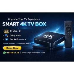 TV Box Android Ok Google 4K Ultra HD with Dolby Audio Chromecast Control Smart Google TV Box