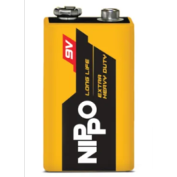 NIPPO 9v long life Golden extra heavy duty Alkaline Battery