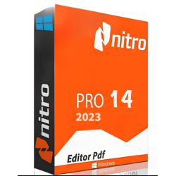 NITRO PRO 14 PDF VIEWER,CREATOR, EDITOR,CONVERTER SOFTWARE