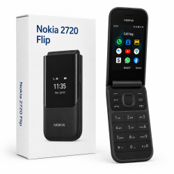 Nokia 2720 Flip Black Dual SIM Feature Phone