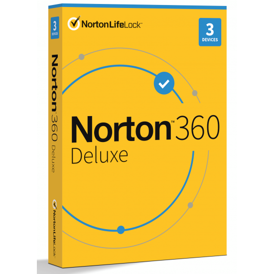 Norton 360 Delux  PC Mac®, smartphone or tablet Security Software