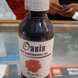 Oasis Sublimation Ink for Epson Printer 4 Colour (C/M/Y/Bk - 100g x 4 ) Black + Tri Color Combo Pack Ink Bottle