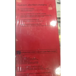 OnePlus 240W SUPERVOOC With Type C Cable Red Mobile Charger