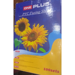 One Plus PVC Fusing Plastic Super Shine HD Digital School ID Card Fusing Sheet