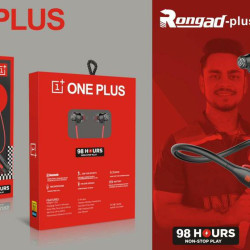 OnePlus RONGAD BT 98 hours Bluetooth Neckband