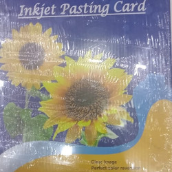 One Plus Inkjet Pasting Card Select PVC Plastic HD Digital School ID Card Gumming Sheet
