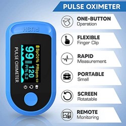 Oximeter AD805 Dual Color OLED Display ChoiceMMed Fingertip Pulse Oximeter