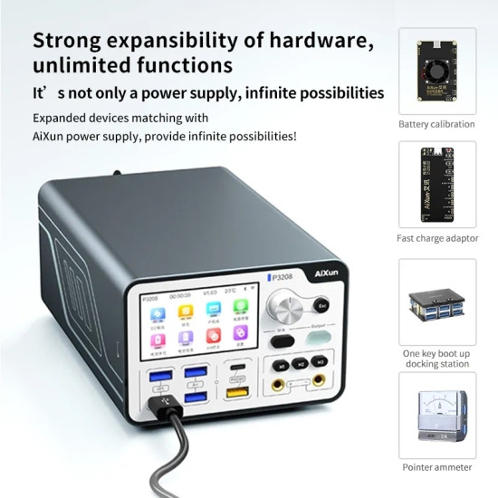 Aixun P3208 Multi-Function Intelligent Adjustable Smart Regulated Power Supply 320W 32V/8A One Key Boot Power Box
