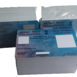Pre Printed PAN ID Multi Color ID Card PanCard 100 PCs Pack PVC Plastic Card