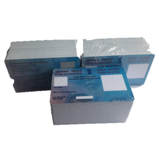 Pre Printed PAN ID Multi Color ID Card PanCard 100 PCs Pack PVC Plastic Card