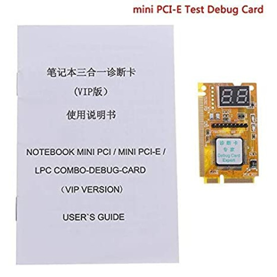 Debug Card 3in1 Mini PCI Pci-e Lpc with User Manual PC Laptop Notebook Combo MotherBoard Debug Card Analyzer Tester