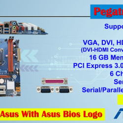 Intel H81 Chipset Pegatron LGA 1150 Socket 4TH GEN DDR 3 Serial Port 1 YEAR WARRANTY OEM Pack New Branded Motherboard