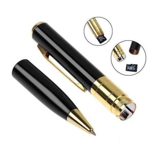 Pen Camera With Audio Video Recording HD Voice Quality Security Hidden Spy Camera