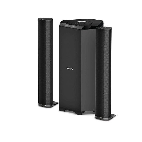 Philips Audio Mms8085B/94 2.1 Channel 80W USB Multimedia Speaker System with Convertible Soundbar