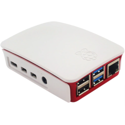 Raspberry Pi 4 B Model Official Red-White Case Enclosure Raspberry Pi 4 B Model Official Red-White Case Enclosure