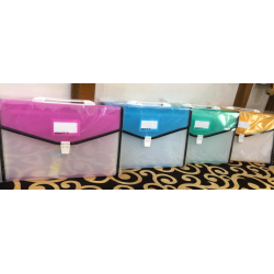 Plastic File with Handle A4 Size Premium Quality Plastic File