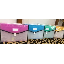 Plastic File with Handle A4 Size Premium Quality Plastic File