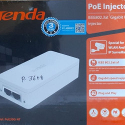 TENDA PoE30G-AT Gigabit PoE Injector 30W Output Power | Compliant with IEEE 802.3af/at Standard PoE Injector TENDA PoE30G-AT Gigabit PoE Injector 30W Output Power | Compliant with IEEE 802.3af/at Standard PoE Injector