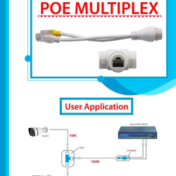 POE T Multiplexer Poe Synthesizer Separator Converter Cable PoE Injector Splitter POE T Multiplexer Poe Synthesizer Separator Converter Cable PoE Injector Splitter