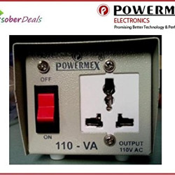 Voltage Converter 220V to 110V 100 Watt Powermex Universal for USA Products Step Down Transformer