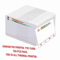 Pre Printed Aadhaar Uidai UID Card Multi Color ID Card 100 PCs Pack PVC Plastic PVC Card Pre Printed Aadhaar Uidai UID Card Multi Color ID Card 100 PCs Pack PVC Plastic PVC Card