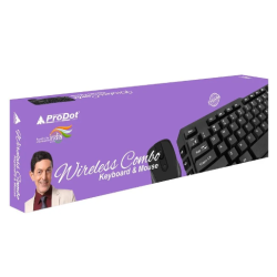ProDot TLC Smooth Wireless Keyboard and Mouse Combo Pack