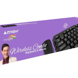 ProDot TLC Smooth Wireless Keyboard and Mouse Combo Pack