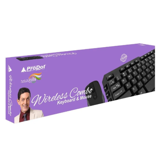 ProDot TLC Smooth Wireless Keyboard and Mouse Combo Pack