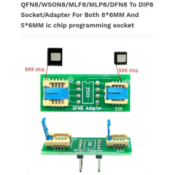 XGecu QFN8 WSON8 MLF8 MLP8 DFN8 To DIP8 Both 8 6MM And 5 6MM IC Chip Programming Socket Adapter XGecu QFN8 WSON8 MLF8 MLP8 DFN8 To DIP8 Both 8 6MM And 5 6MM IC Chip Programming Socket Adapter