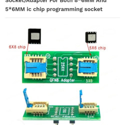 XGecu QFN8 WSON8 MLF8 MLP8 DFN8 To DIP8 Both 8 6MM And 5 6MM IC Chip Programming Socket Adapter XGecu QFN8 WSON8 MLF8 MLP8 DFN8 To DIP8 Both 8 6MM And 5 6MM IC Chip Programming Socket Adapter