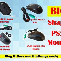 Mouse PS/2 Wired Optical / Wheel 800DPI REO|Wyse|SIs|Lenovo Desktop Computer Mouse