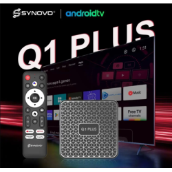 Synovo Q1 PLUS 8K UHD Android 16.0 H313 4GB RAM 32GB ROM Voice Control Smart TV Box