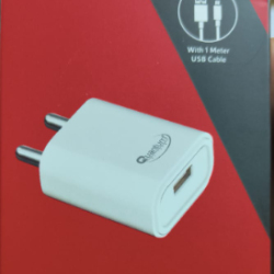 Quantum QHM2000 2A Universal Fast with 1 Meter V-8 USB Mobile Charger