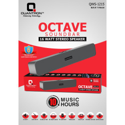 Quantron QWS-1215 Octave 16 WATT STEREO SPEAKER Bluetooth Soundbar Quantron QWS-1215 Octave 16 WATT STEREO SPEAKER Bluetooth Soundbar