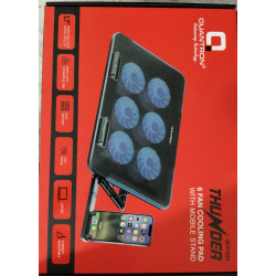 QUANTRON QCP-625 Thunder 6 Fan with Mobile Stand Laptop Cooling Pad