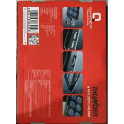 QUANTRON QCP-625 Thunder 6 Fan with Mobile Stand Laptop Cooling Pad