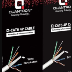Quantron CAT6 305M Copper 4 Pair Networking 305 Meter Box UTP Outdoor LAN Cable